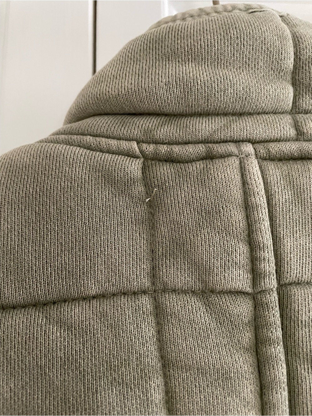 Free People Dolman Quilted Knit Jacket in Moss - Picture 13 of 16